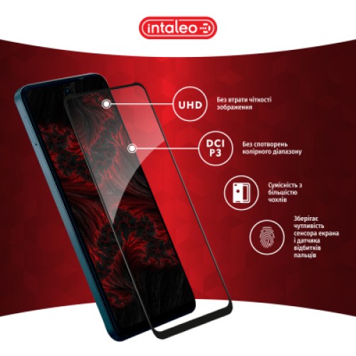 Стекло защитное Intaleo Full Glue Tecno Spark Go 2024 Black (1283126589126)