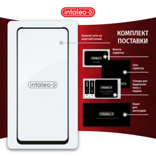 Стекло защитное Intaleo Full Glue Tecno Spark Go 2024 Black (1283126589126)
