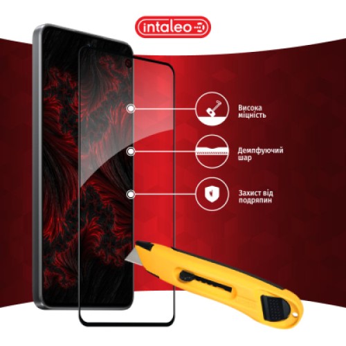 Стекло защитное Intaleo Full Glue Xiaomi 12 Lite Black (1283126559389)