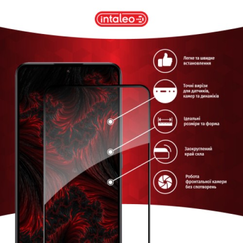 Стекло защитное Intaleo Full Glue Xiaomi 13T Pro Black (1283126582622)