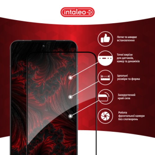 Стекло защитное Intaleo Full Glue Xiaomi 14 Black (1283126591259)