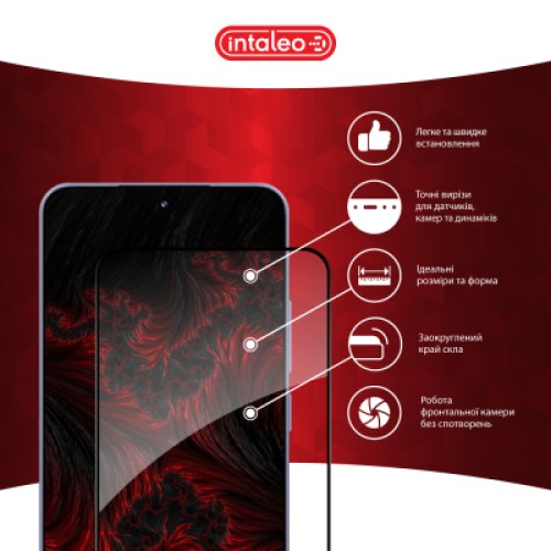 Стекло защитное Intaleo Full Glue Xiaomi 15 Black (1283126607349)