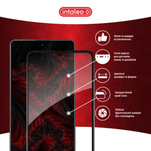 Стекло защитное Intaleo Full Glue Xiaomi Poco C50 Black (1283126589683)