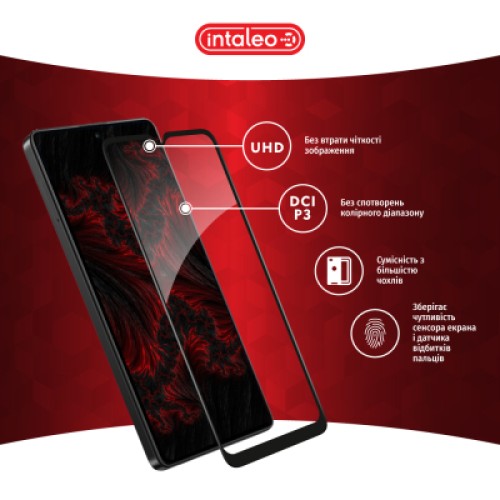 Стекло защитное Intaleo Full Glue Xiaomi Poco C50 Black (1283126589683)