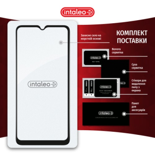 Стекло защитное Intaleo Full Glue Xiaomi Poco C50 Black (1283126589683)