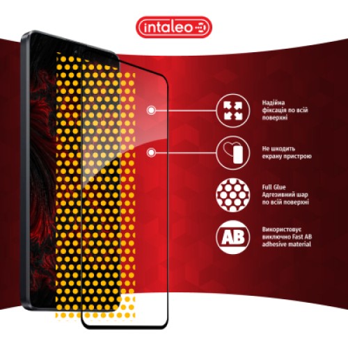 Стекло защитное Intaleo Full Glue Xiaomi Poco X6 Pro Black (1283126588723)