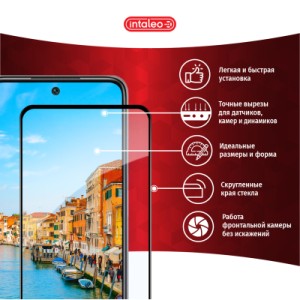 Скло захисне Intaleo Full Glue Xiaomi Redmi 10 Black (1283126517389)