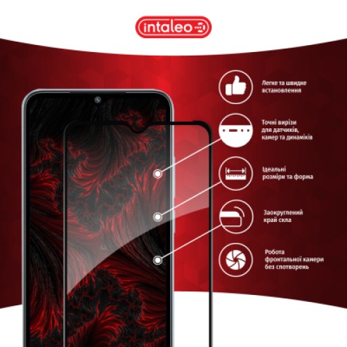 Стекло защитное Intaleo Full Glue Xiaomi Redmi A2+ Black (1283126564604)