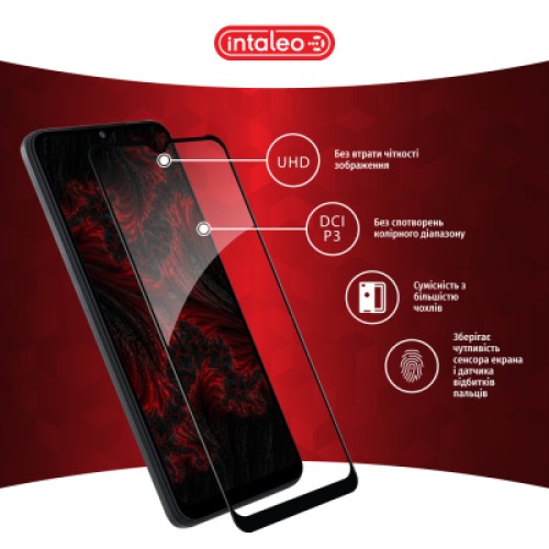 Стекло защитное Intaleo Full Glue Xiaomi Redmi A2+ Black (1283126564604)