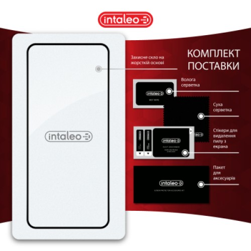 Стекло защитное Intaleo Full Glue Xiaomi Redmi Note 14 4G Black (1283126599453)