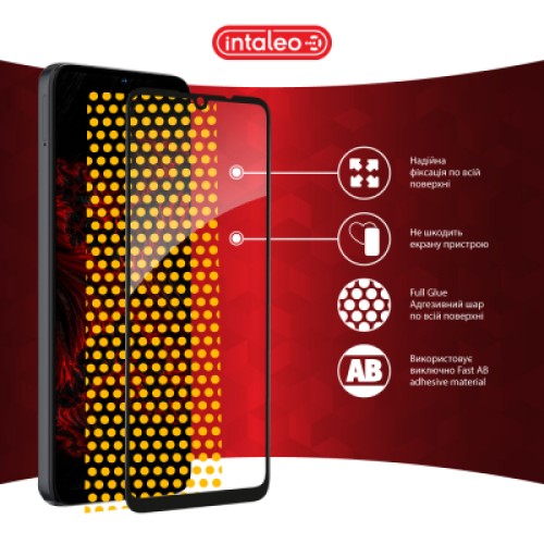 Стекло защитное Intaleo Full Glue ZTE Blade A35 Black (1283126598739)