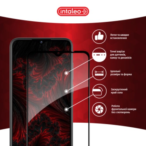 Стекло защитное Intaleo Full Glue ZTE Blade A53 Black (1283126583308)