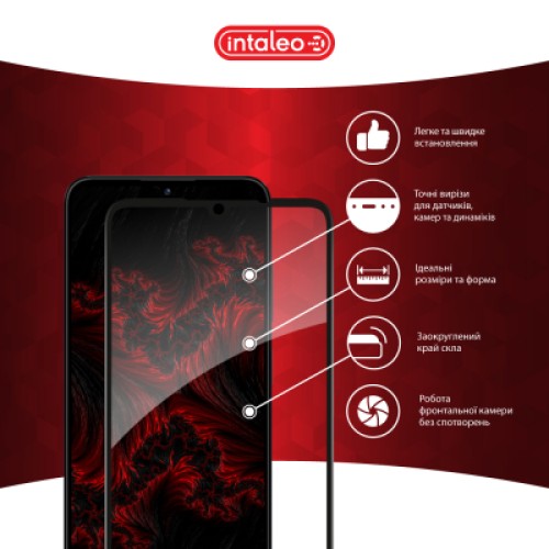 Стекло защитное Intaleo Full Glue ZTE Blade A55 Black (1283126598746)