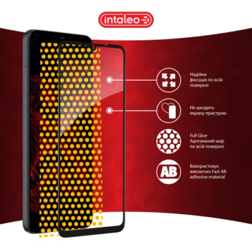 Стекло защитное Intaleo Full Glue ZTE Blade A55 Black (1283126598746)