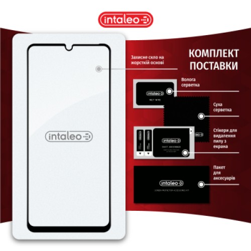 Стекло защитное Intaleo Full Glue ZTE Blade A72 Black (1283126545573)