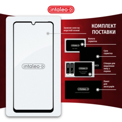 Стекло защитное Intaleo Full Glue ZTE Blade A72S Black (1283126575839)