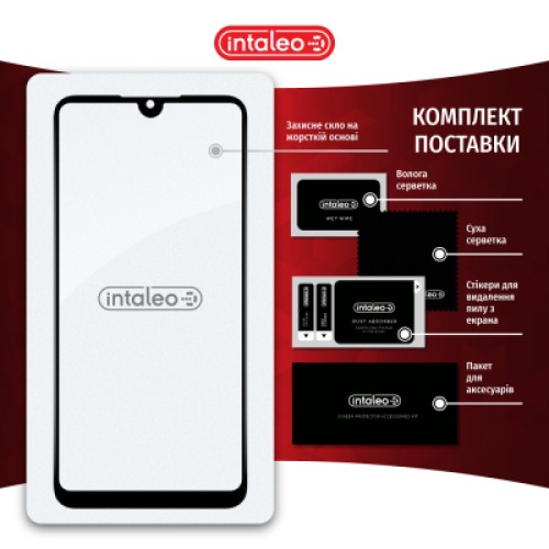 Стекло защитное Intaleo Full Glue ZTE Blade L220 Black (1283126583360)