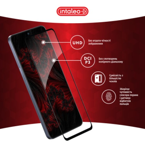 Стекло защитное Intaleo Full Glue ZTE V40S Black (1283126575693)