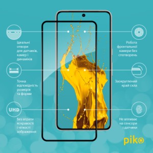 Стекло защитное Piko Full Glue Google Pixel 8 Pro Black (1283126582752)
