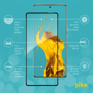 Стекло защитное Piko Full Glue Infinix Note 40 5G Black (1283126613111)