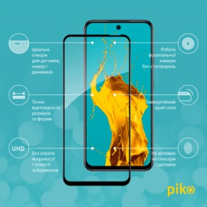 Стекло защитное Piko Full Glue Infinix Smart 9 Black (1283126599323)