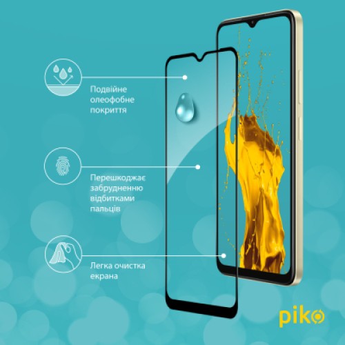 Стекло защитное Piko Full Glue Oppo A38 4G Black (1283126588617)