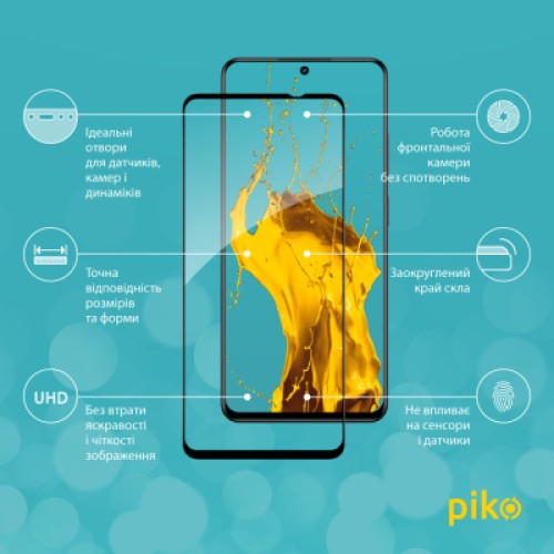 Стекло защитное Piko Full Glue Realme 13 5G Black (1283126607608)