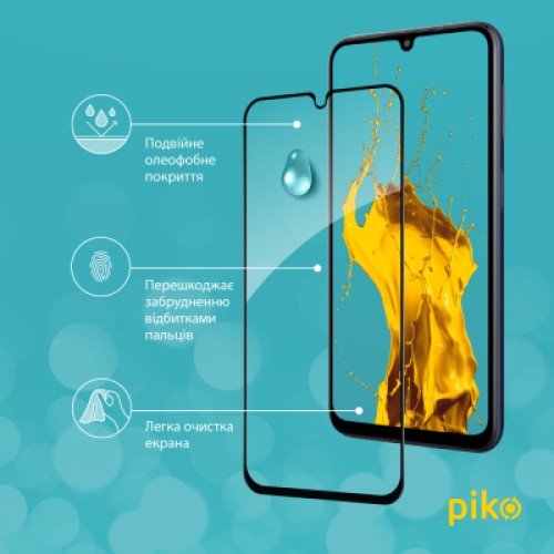 Стекло защитное Piko Full Glue Samsung M34 5G Black (1283126575778)