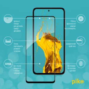 Стекло защитное Piko Full Glue Samsung M35 Black (1283126593871)