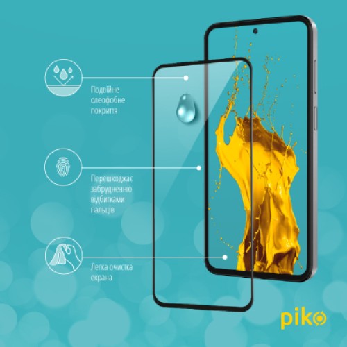 Стекло защитное Piko Full Glue Samsung M35 Black (1283126593871)