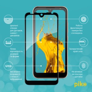 Стекло защитное Piko Full Glue Tecno Pop 5 Go Black (1283126573385)