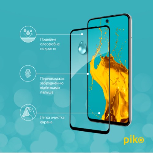 Стекло защитное Piko Full Glue Tecno Spark 30C Black (1283126599378)