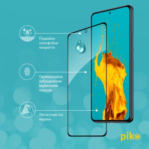 Стекло защитное Piko Full Glue Xiaomi 12T/12T Pro Black (1283126546440)