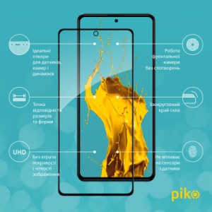 Стекло защитное Piko Full Glue Xiaomi Poco X5 Pro Black (1283126567469)