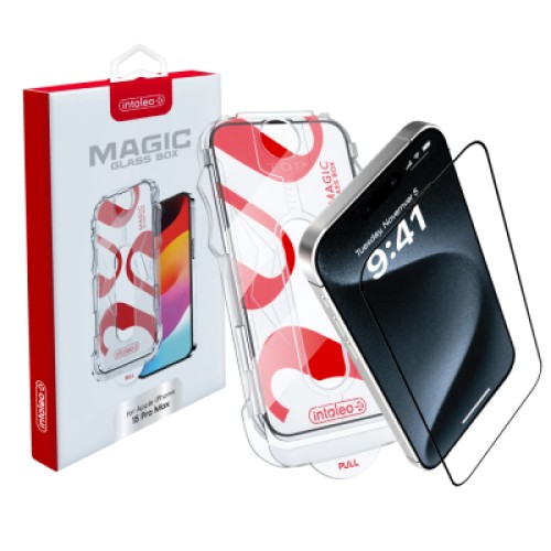 Стекло защитное Intaleo MagicBox Apple iPhone 15 PRO MAX (4820266742867)