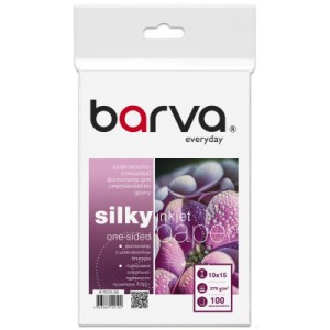 Фотобумага Barva 10x15, 270 g/m2, Everyday, Silky-glossy, 100c (IP-FE270-395)