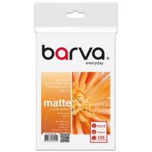 Фотобумага Barva 10x15, 190 g/m2, Everyday, Matte, 100c (IP-AE190-409)