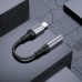 Кабель мультимедийный USB-C to 3.5mm F 1.0m LS36 Fresh Black HOCO (6942007608886)