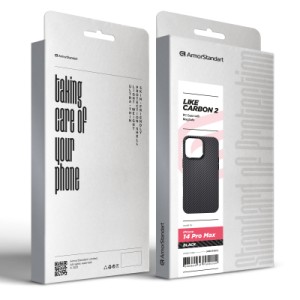 Чохол до мобільного телефона Armorstandart LikeCarbon2 MagCase для Apple iPhone 14 Pro Max Black (ARM84501)