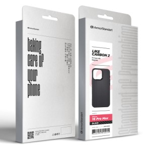 Чохол до мобільного телефона Armorstandart LikeCarbon2 MagCase для Apple iPhone 16 Pro Max Black (ARM83808)
