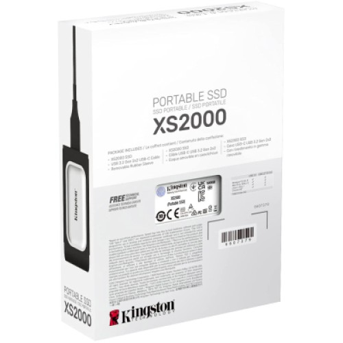 Накопитель SSD USB Type-C 2TB XS2000 Kingston (SXS2000/2000GA)