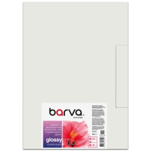 Фотобумага Barva A3, Everyday, Glossy, double-sided, 230 g/m2, 40c (IP-GE230-422)