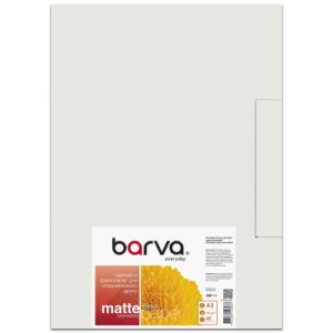 Фотобумага Barva A3, Everyday, Matte, 220 g/m2, 40c (IP-AE220-383)