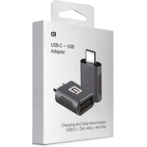 Дата кабель OTG USB-C to USB-A Space Grey Armorstandart (ARM69356)