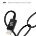 Зарядное устройство Armorstandart AR-C43 Type-C PD30W + USB QC 3.0 Grey + cable Lightning (ARM82462)