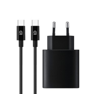 Зарядное устройство Armorstandart ABMHJ83 20W USB-C Black + cable USB-C to USB-C (ARM77723)