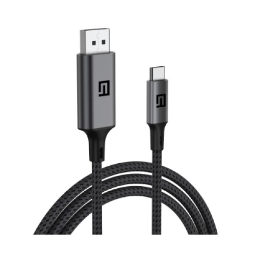 Кабель мультимедийный USB-C to DisplayPort 2.0m 4K60Hz black Armorstandart (ARM76892)