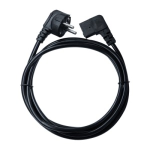 Кабель живлення C13 1.8m corner black Armorstandart (ARM73124)