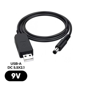 Кабель питания USB to DC 5.5x2.1 9V 0.8m Armorstandart (ARM65662)