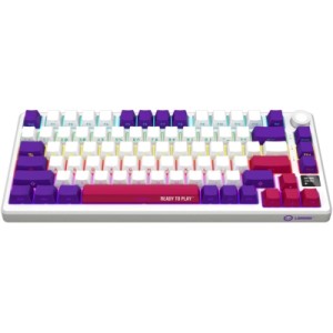 Клавіатура Lorgar KBP7075W Pro RGB Wireless/Bluetooth/USB UA White (LRG-KBP7075W-WH-US)